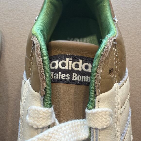 Wales Bonner x adidas Men’s 8.5 Samba Millennium Nappa Pack - Wonder White Brown